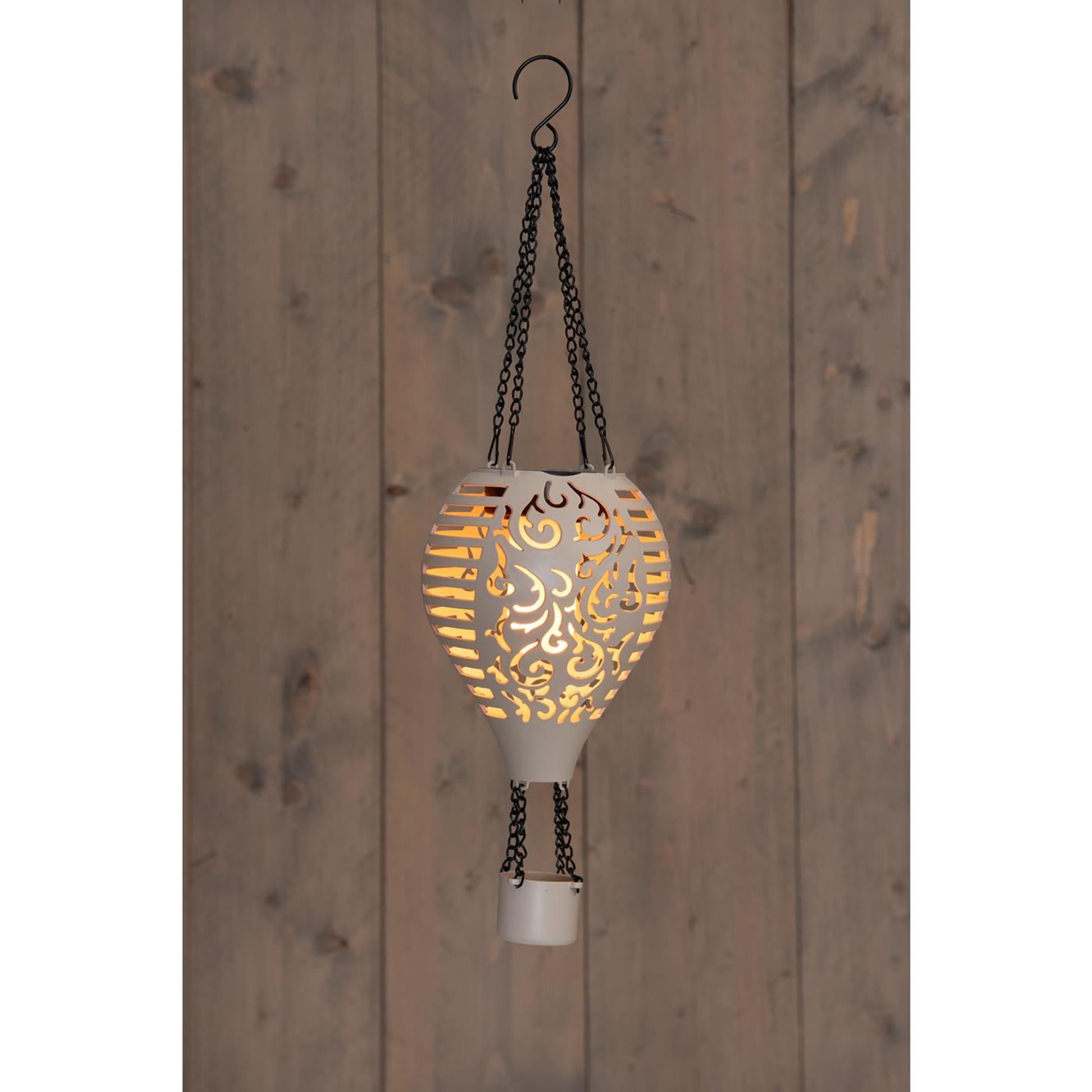 Anna's collection led solar luchtballon zand 12,7x38cm