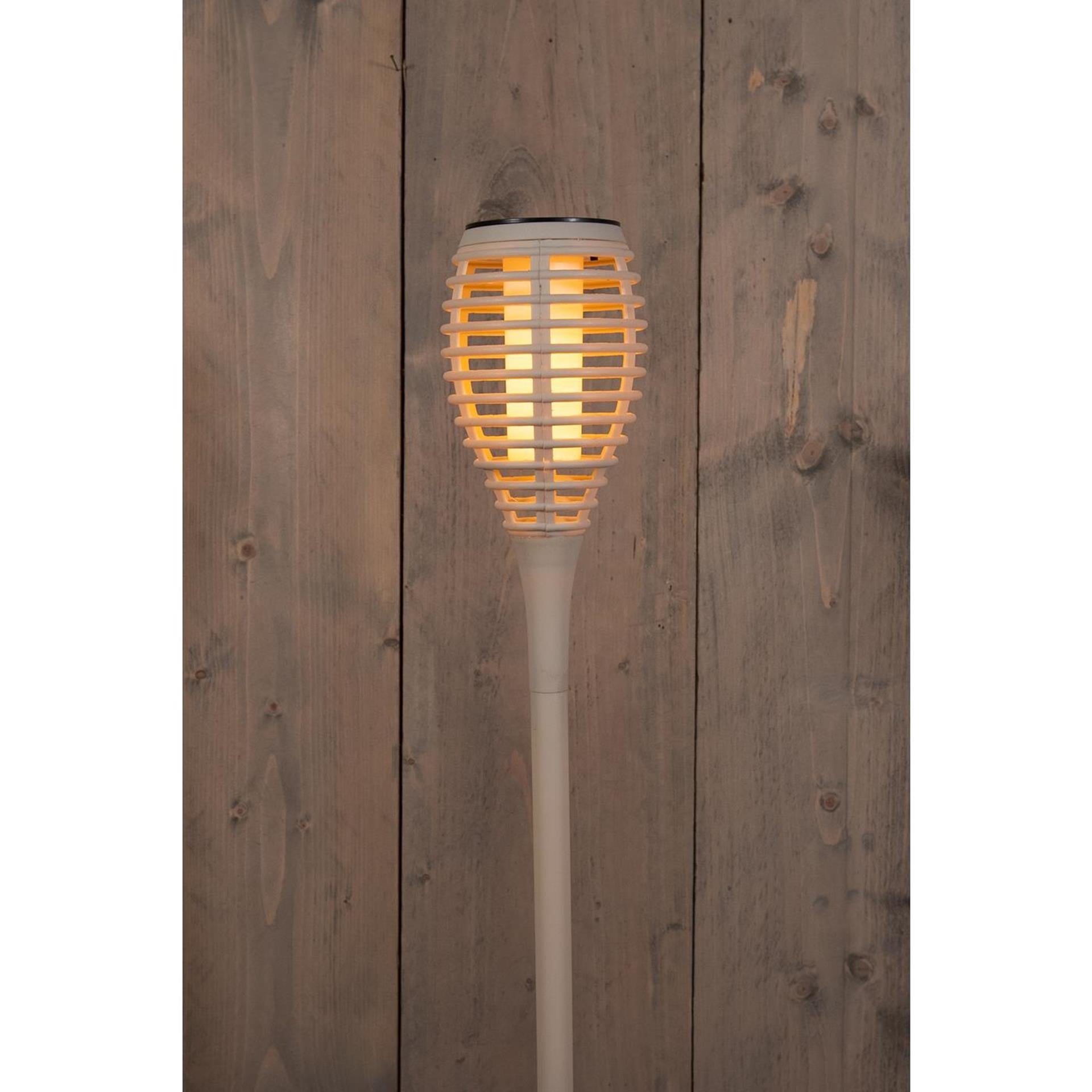 Anna's collection led solar fakkel zand 10x61cm