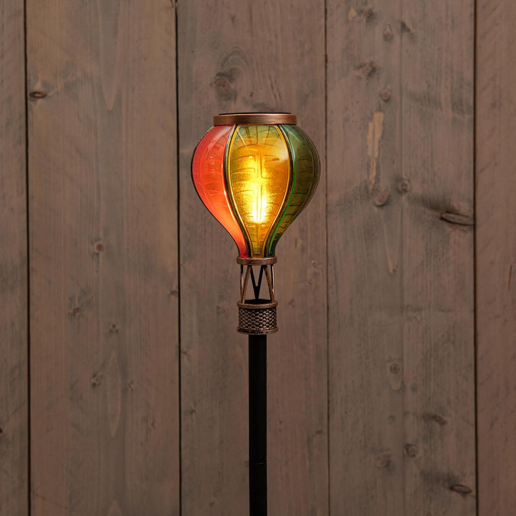 Anna's collection led solar luchtballon op steker 11x57cm