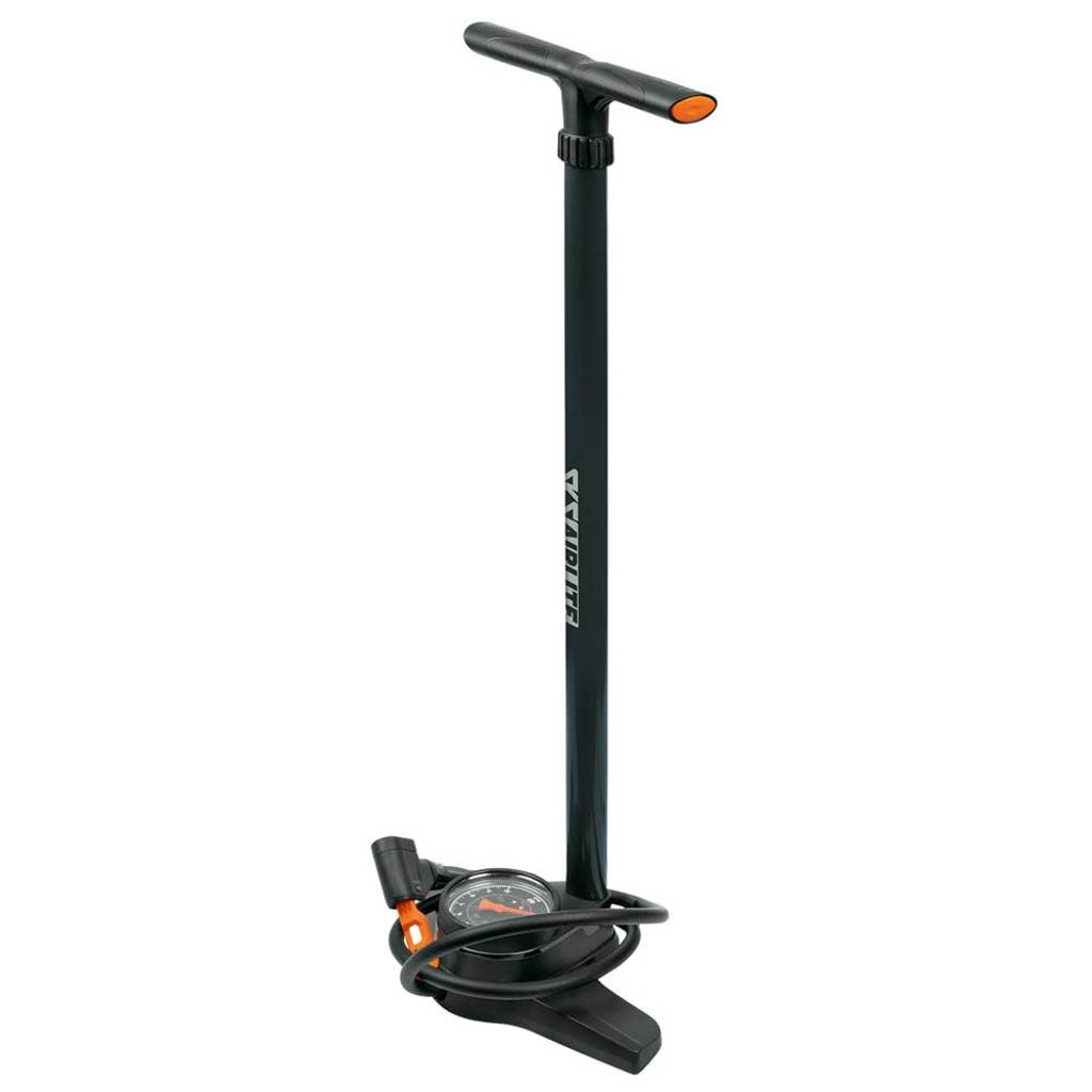 SKS Airlite 10.0 Hochdruck-Fahrradpumpe, Standpumpe 10 bar, Multi DV SV AV, dunkelgrün