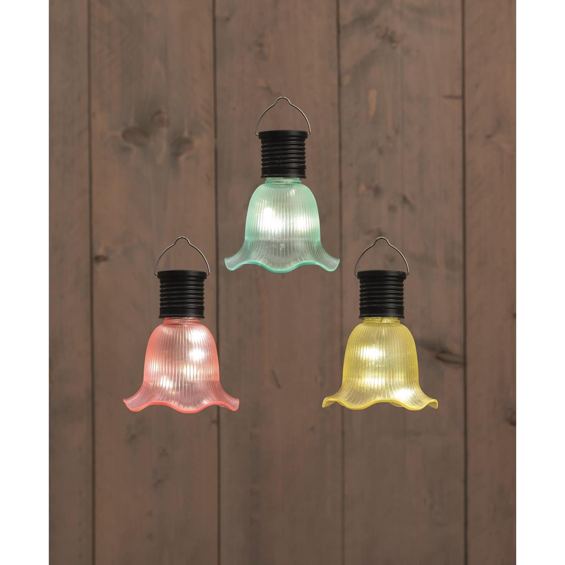 Anna's collection led solar lampje bloem 8x10cm