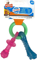Nylabone puppy tandjes krijgen bot - hondenspeelgoed - bacon - 21.5 cm - multi kleur - s