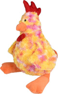 Flamingo - pluche kip - hondenspeeltje - superzacht - kleurrijk - large