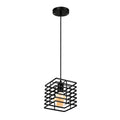 Homestyle pro mk015-b industriële hanglamp 15x18 cm zwart metaal