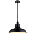 Homestyle Pro mk111-bb Industrie-Pendelleuchte 36x22 cm schwarzes Metall