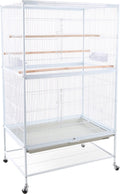 Flamingo volière sumba wit – volière voor buiten binnen – volière aluminium – 79x52x134 cm – volière