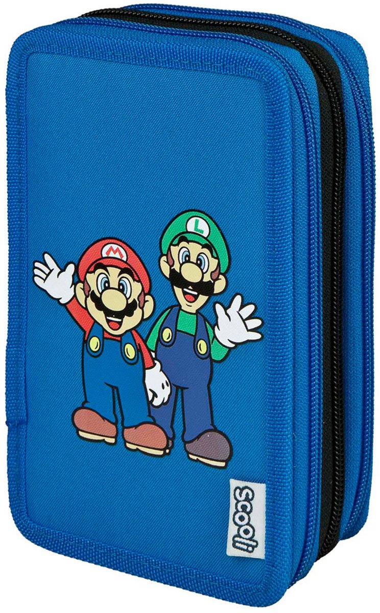 Undercover gevulde etui super mario 3-vaks