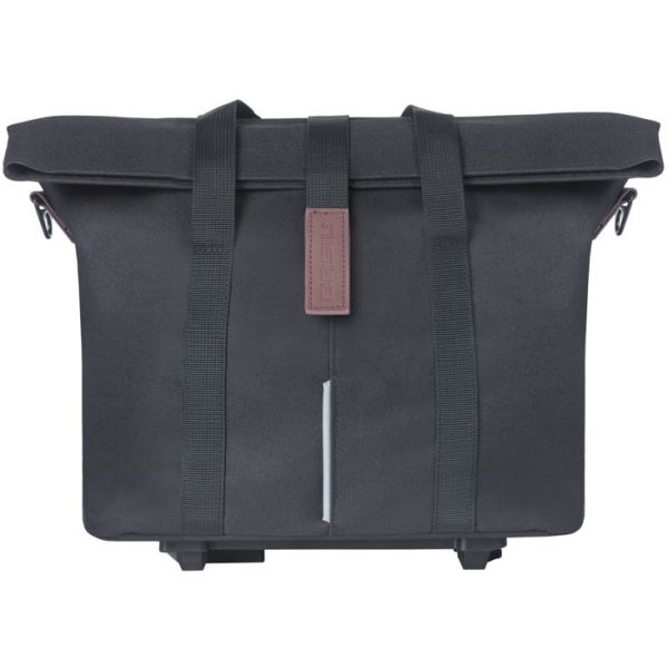 Basil City MIK Fahrradtasche, 8–11 Liter, 19 x 30 x 26 cm, schwarz