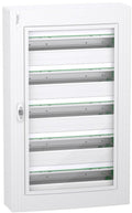 Schneider electric prismaset lege zekeringkast 5-rijen 120 modules met transparante deur (lvsxm524)