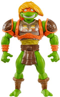 Mattel motu x tmnt: turtles of grayskull action figure michelangelo 14 cm action figuur