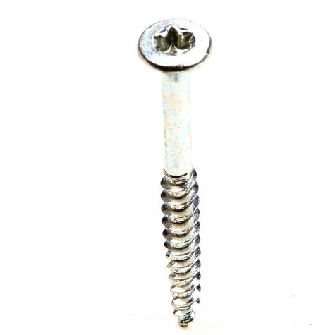 Dynaplus unischroef spaanplaatschroef verzinkt platkop voldraad torx tx20 4.0x40 | 200 stuks - 0281.01.25601