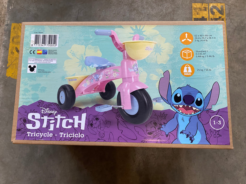Volare driewieler disney stitch - meisjes - roze
