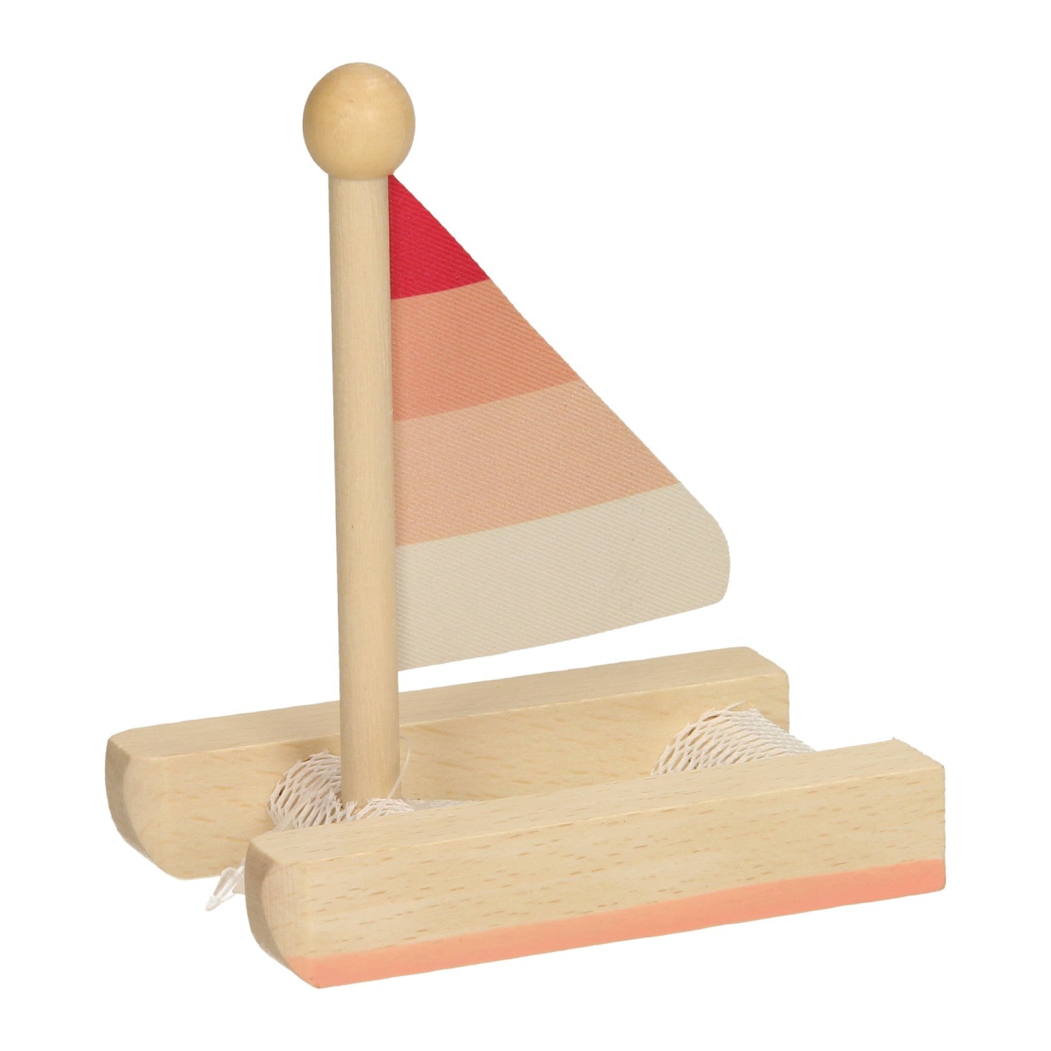 Katamaran Holz - Rot