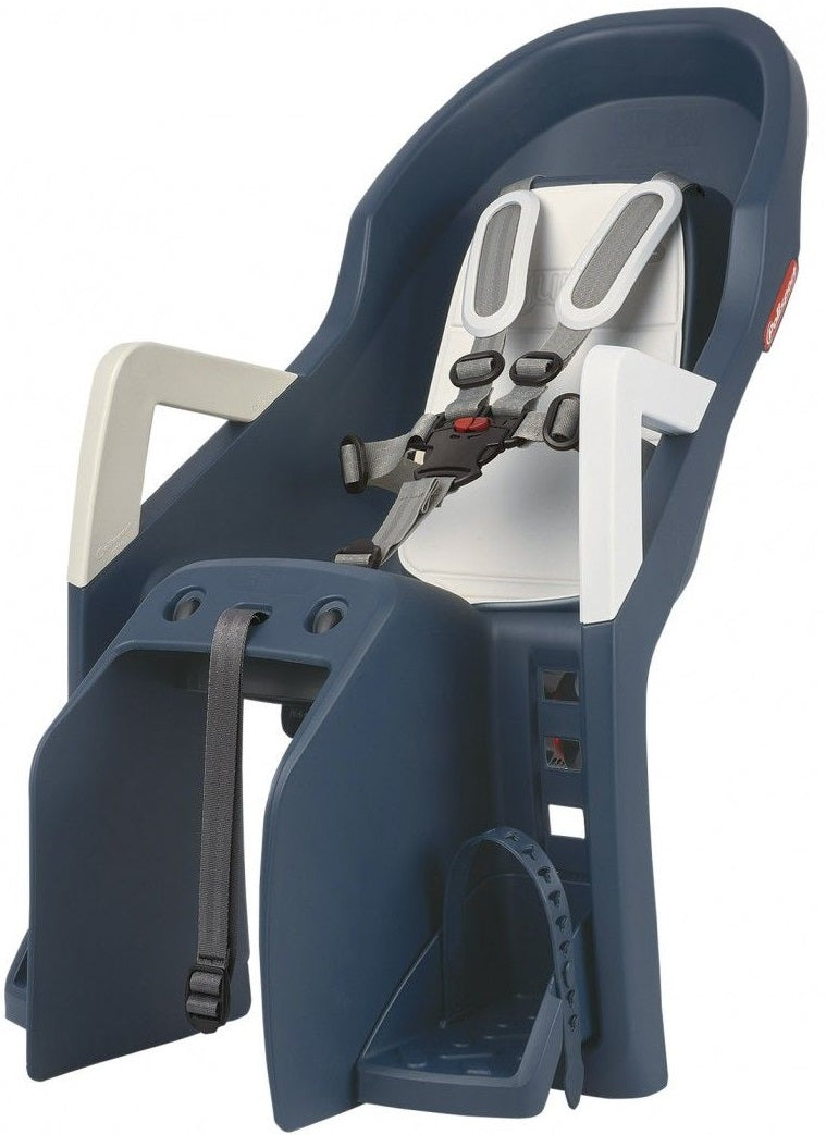 Kindersitz für hinten Polisport Guppy Maxi+ mit Verpackungsbefestigung (CFS) - Jeans/Creme