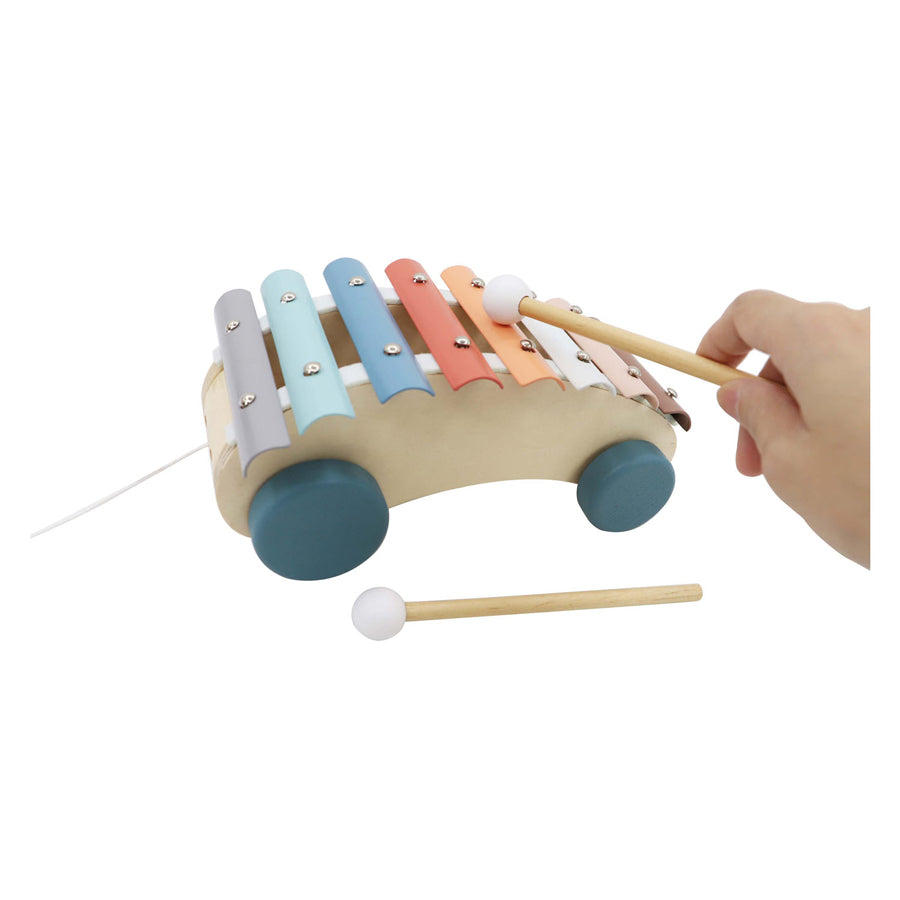 Trekvoertuig xylofoon pastel