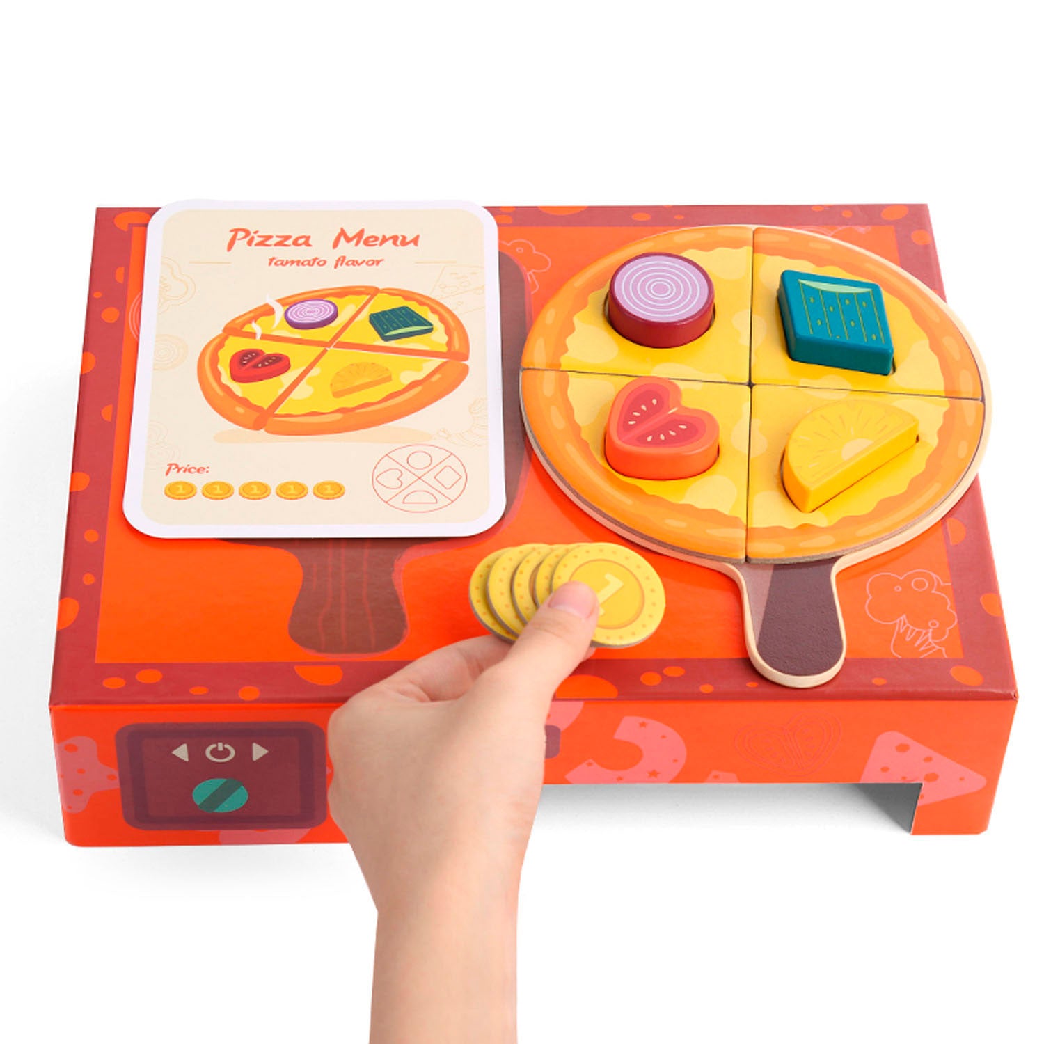 TELPBRIGHT PIZZA SPIELBOX, 40 STÜCK.