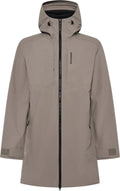 Didriksons sören usx parka unisex outdoorjas - ash brown