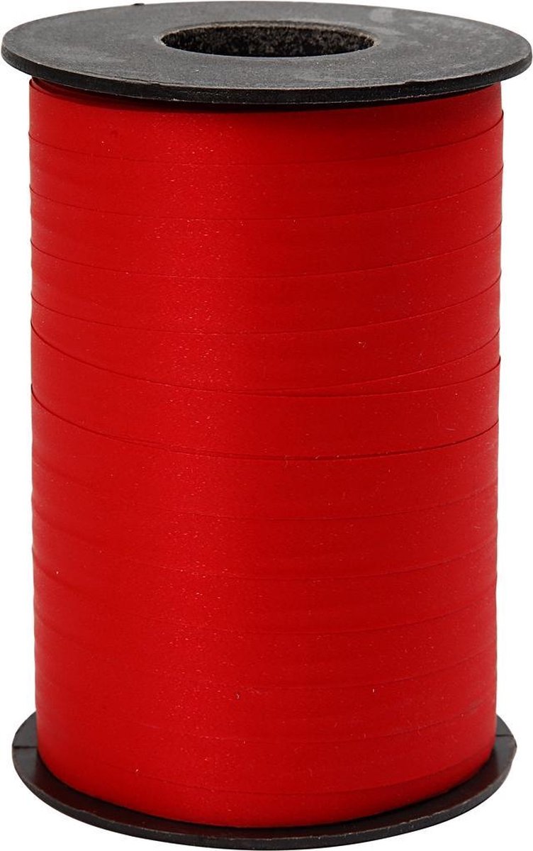 Creativ company cadeaulint, b: 10 mm, 250 m, rood