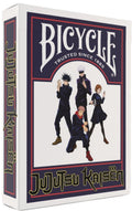 Bicycle jujutsu kaisen - premium speelkaarten - poker - collectible - manga anime collection