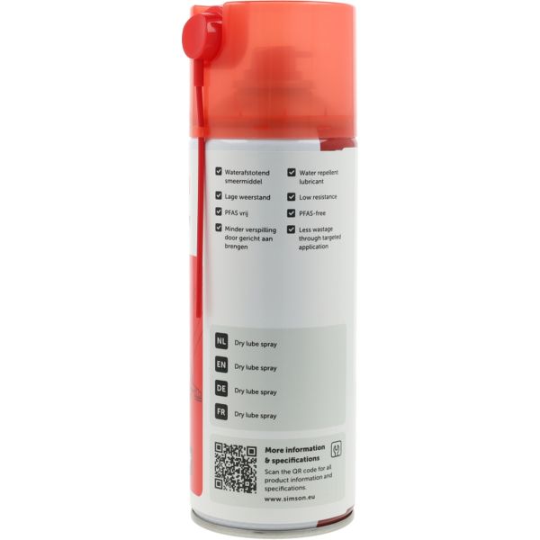 Simson Trockenschmierspray 400ml (Ersatz für Teflon PTFE)