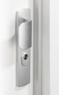 Axa deurbeveiligingsstrip m3-ex lengte 215cm kozijnhoutdiepte 5-9mm aluminium geanodiseerd f1 skg* 7603-05-91