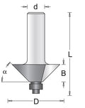 Hikoki accessoires hikoki hoekfrees 31.8mm schacht=8mm+lager
