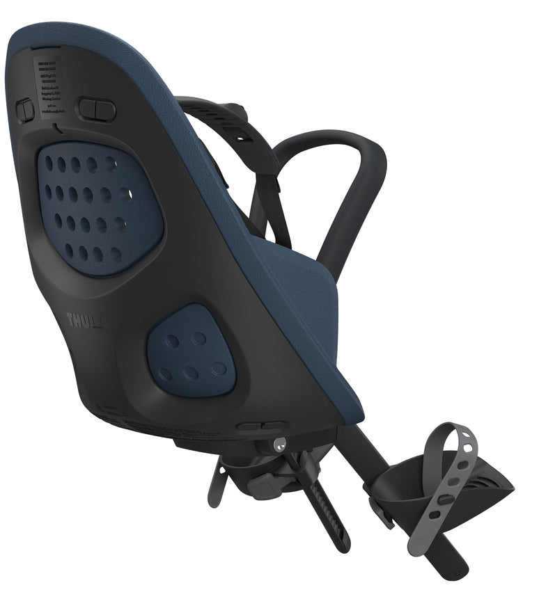 Kindersitz für Thule Yepp 2 Mini inklusive Mini SlimFit Adapter – Majolikablau