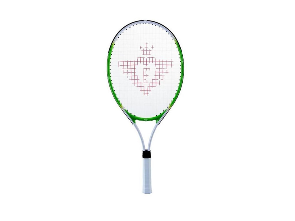 Tennisschläger mit Hülle und 2 Bällen – grün