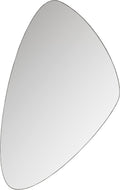 Woood philou spiegel - glas metaal - zwart - 80x50x0,5