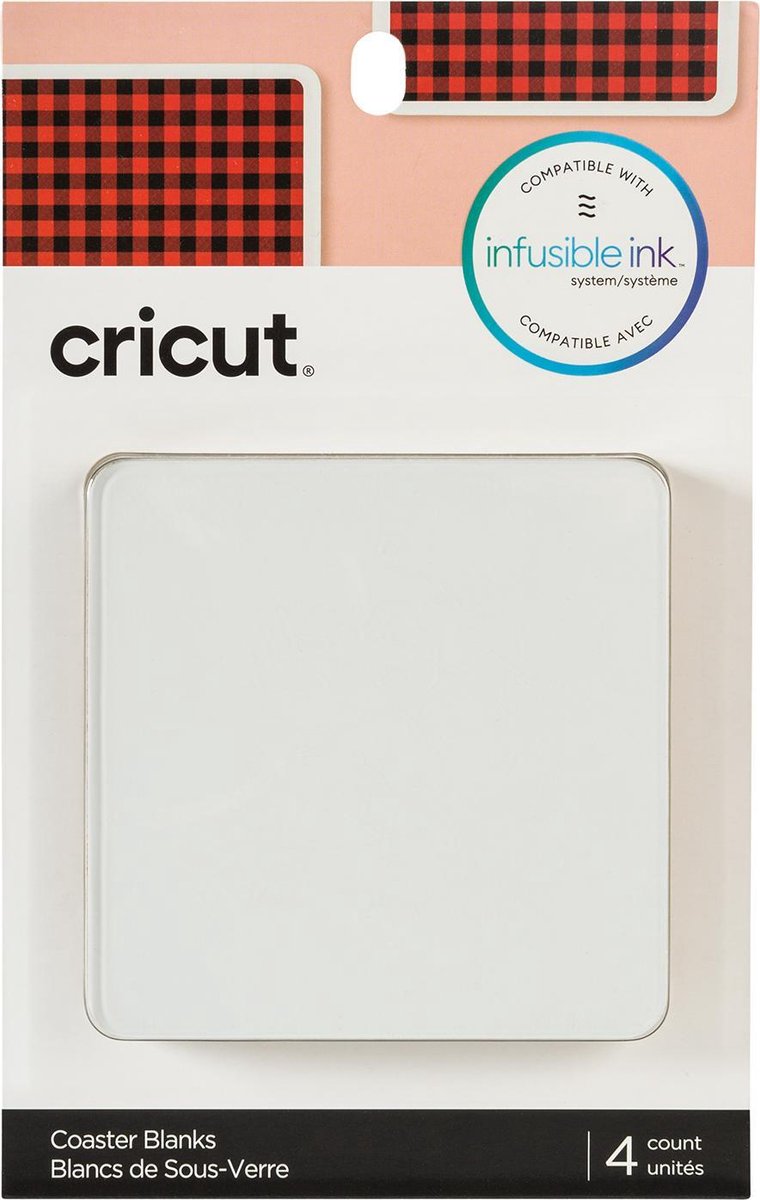 Cricut infusible ink aluminium coasters onderlegger