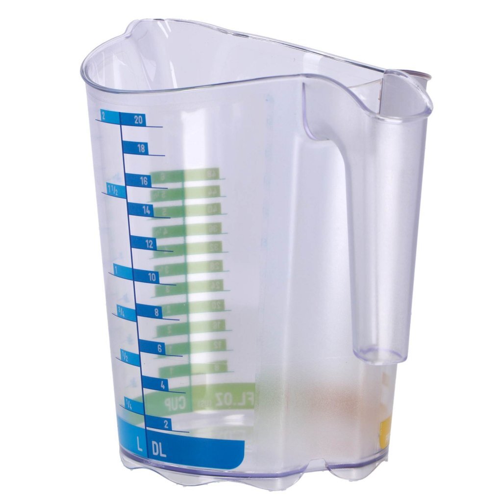 Rotho Domino Messbecher 2l transparent