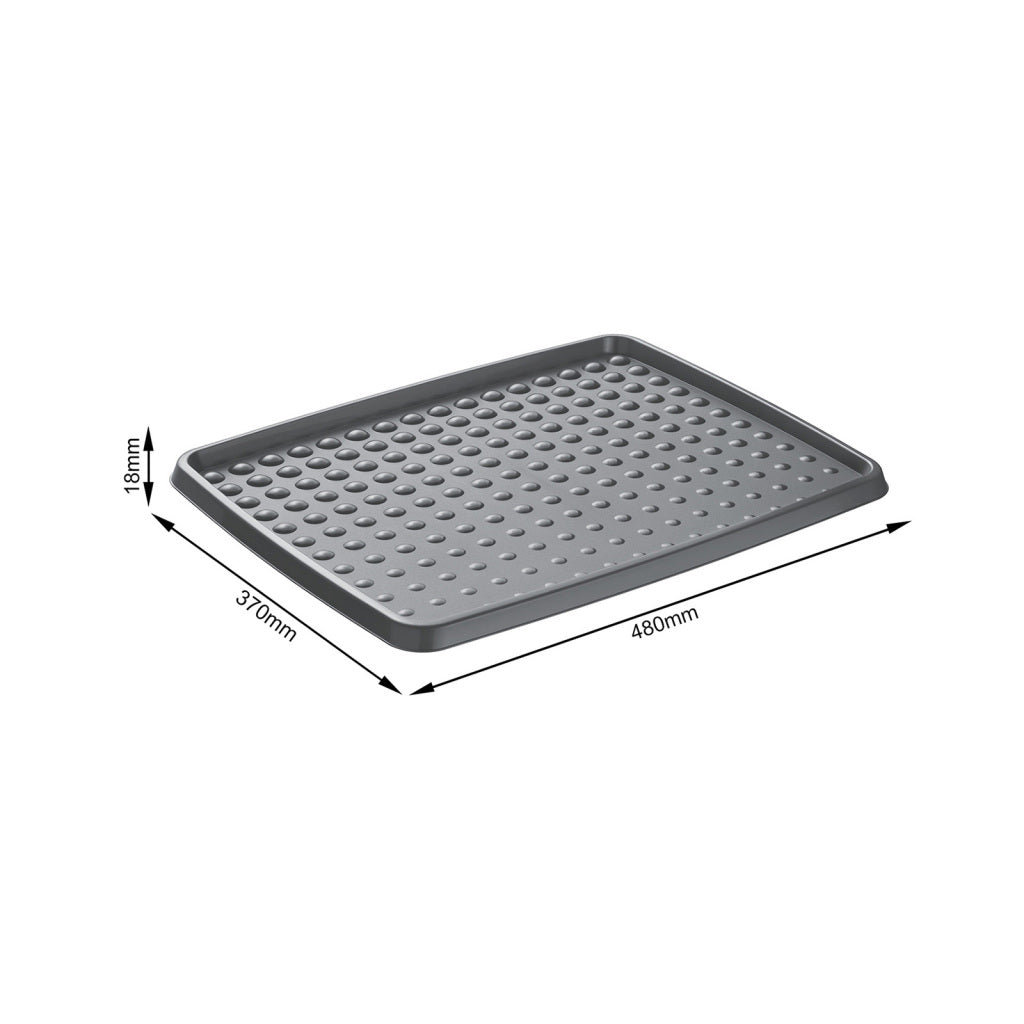 Rotho Drops Schuhmatte 48x48 cm anthrazit