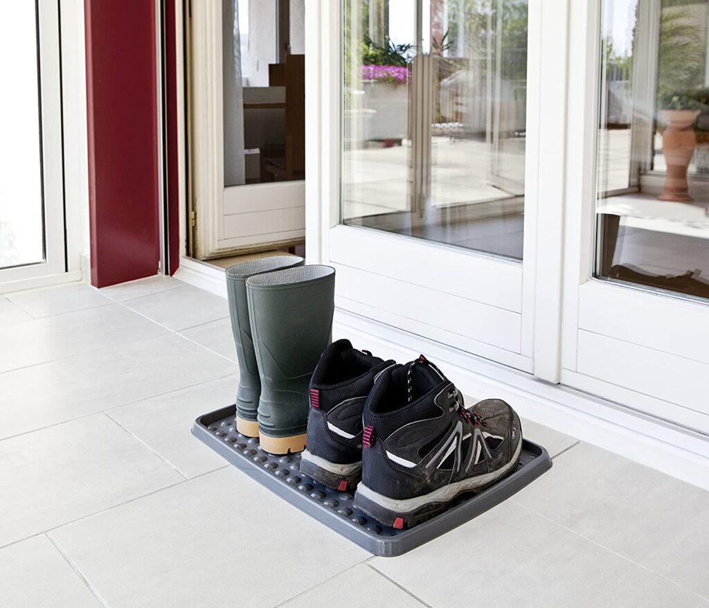 Rotho Drops Schuhmatte 48x48 cm anthrazit