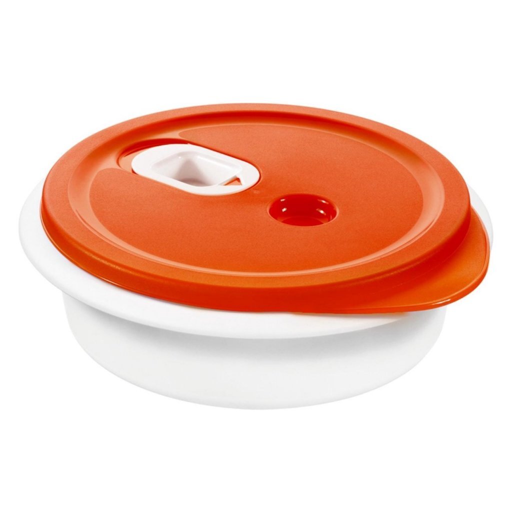 Rotho clever Mikrowellenteller 1l Papayarot
