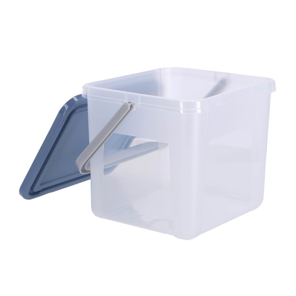 Rotho Waschpulver 4,5 l Karton, Horizontblau, transparent
