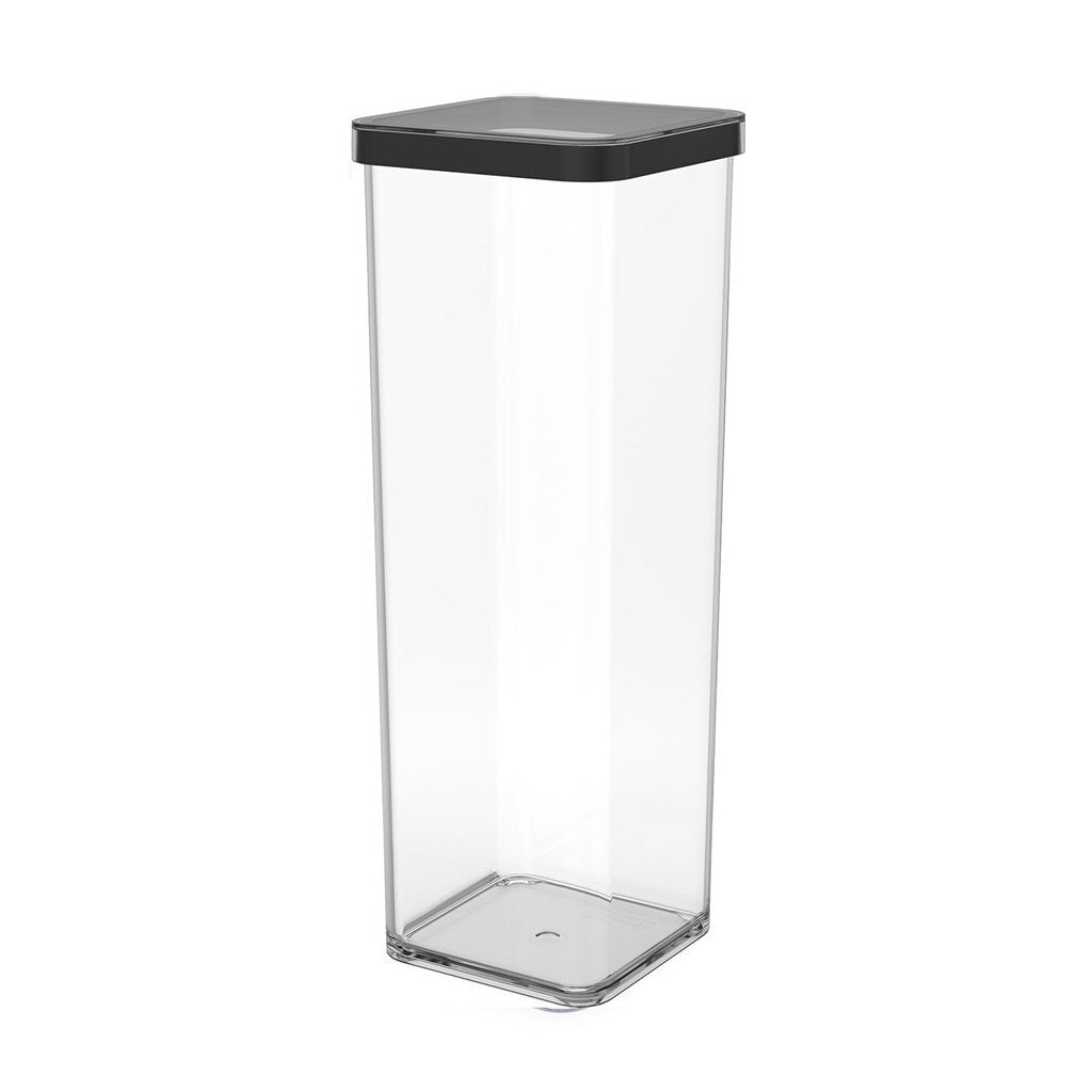 Rotho keukenopbergdoos voor droge voedingsmiddelen (rijst, bloem, pasta, spaghetti) loft 2l zwart