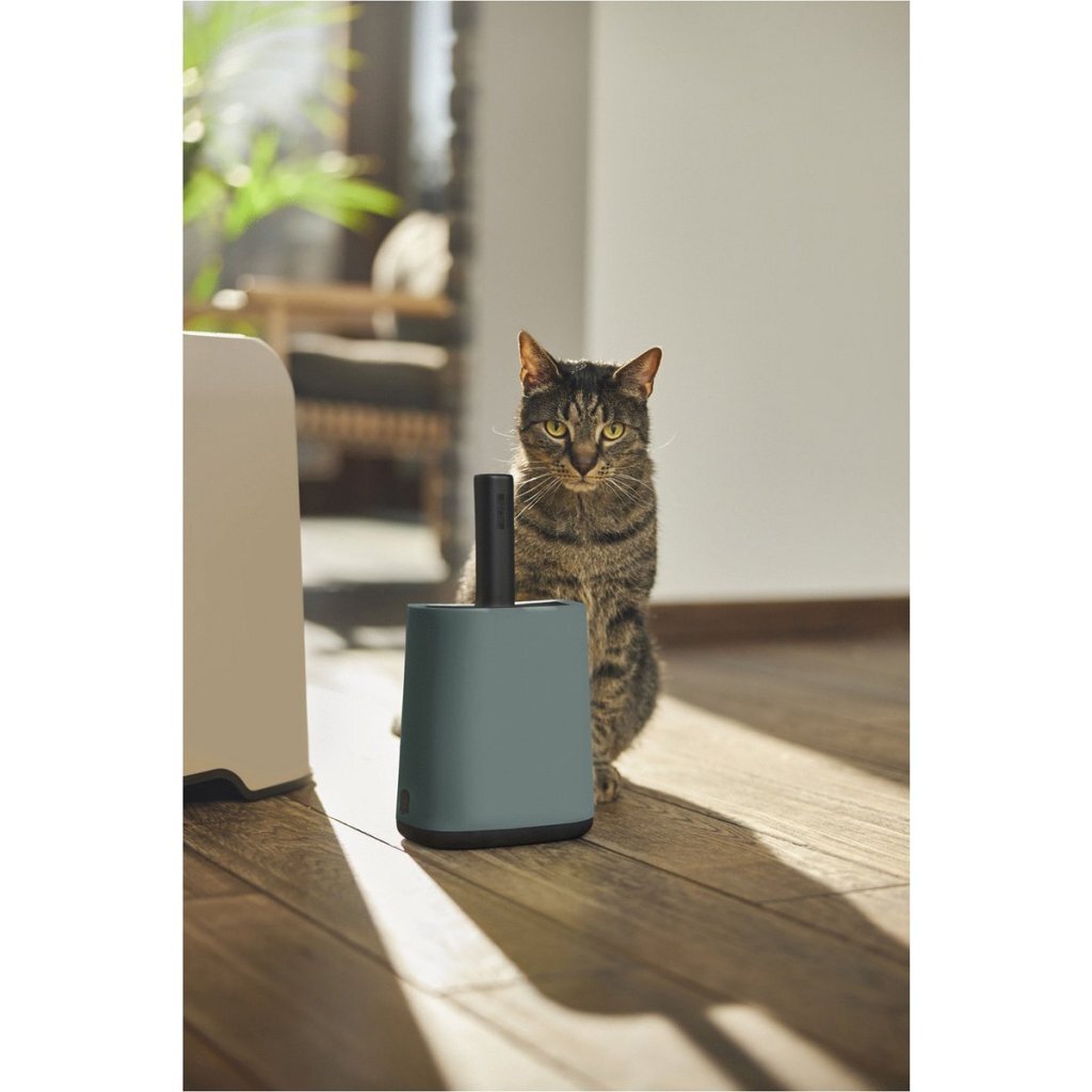 Rotho biala kattenbakschep + zakjes en houders mistletoe groen