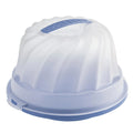 Rotho Gugelhupf frisch cakedoos Tulband Horizont blau transparent