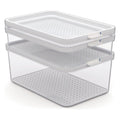 Rotho Cauma Set Kühlschrank Organizer 1,3l + 2,6l + 4,65l transparent