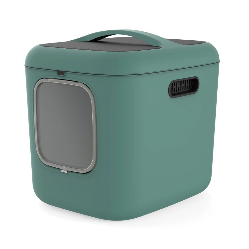 Rotho mypet biala xl kattenbak 61.4x49.2x57.6 cm groen