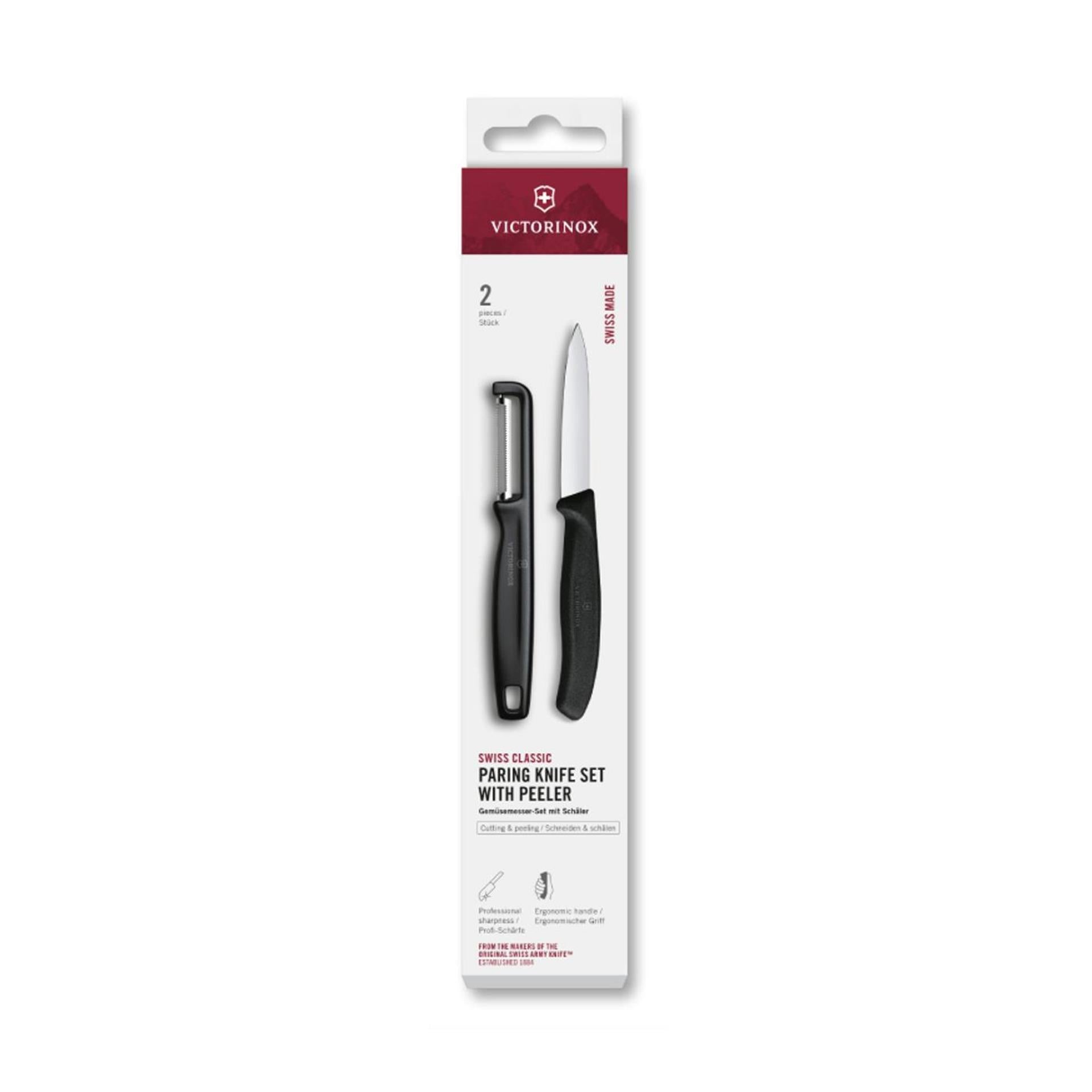 Victorinox schilmes + dunschiller zwart