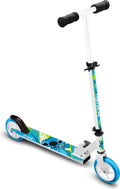Stitch 2-Rad Kinderroller, faltbare Fußbremse, Weiß/Blau