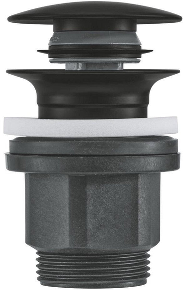 Grohe waste set - ã˜63mm - push open - matte black