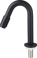 Differnz fonteinkraan gebogen 19cm mat zwart