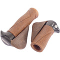 Paar Ergotec MF1 Kork-Aluminium-Griffe 130+87 mm - braun schwarz