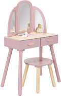 Little dutch kaptafel – hout – pink