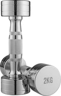 Toorx fitness mc - dumbells - chroom - per stuk - 2 kg
