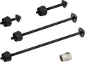Pitlock security set 03 lh front wheel + rear wheel + lamps mount
