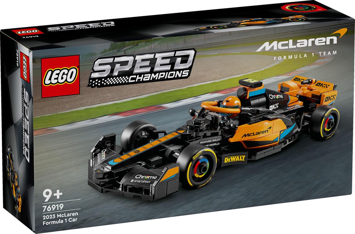 Lego speed champions - mclaren formule 1 racewagen 2023 constructiespeelgoed (76919)