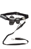 Beeztees handsfree joggingset - hondensport - nylon - zwart